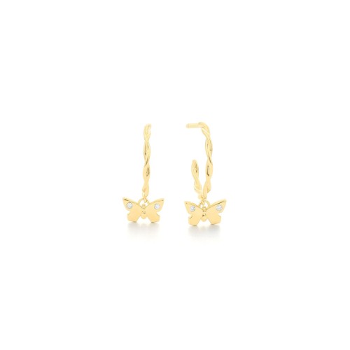 WOMEN EARRINGS SECRECY E8636CDAW7900 (2CM )