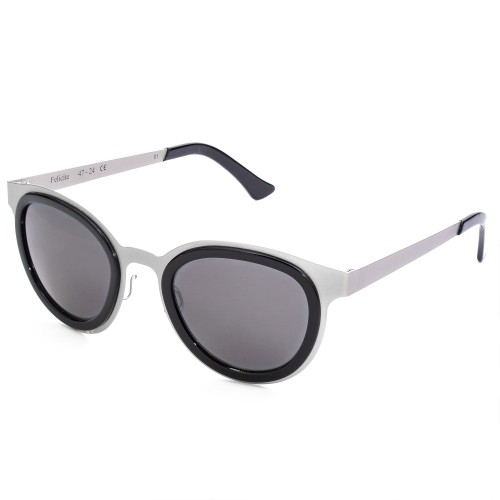 UNISEX SUNGLASSES LGR  FELI-SILVER01 (Lens/Bridge/Temple) 47/24/145 mm)