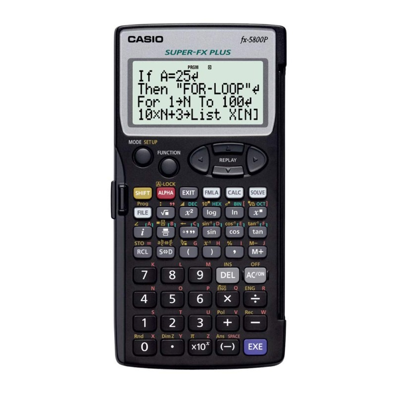 CALCULATOR CASIO FX-5800P-S-EH (16.3 x 8.15 x 1.51CM )