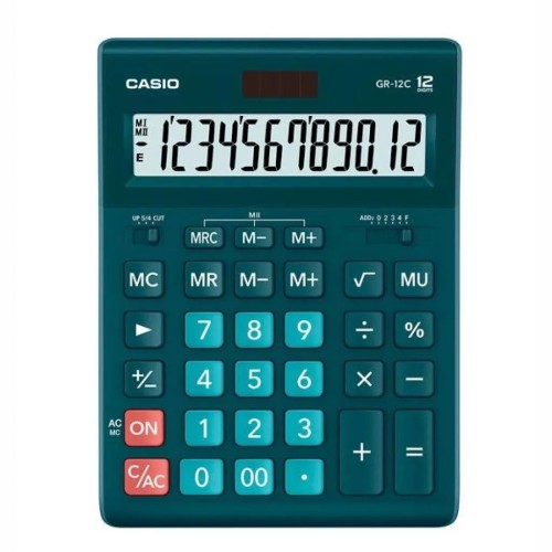 UNISEX CALCULATOR CASIO GR12CDGWEP (20,9X15,5X3,5CM )