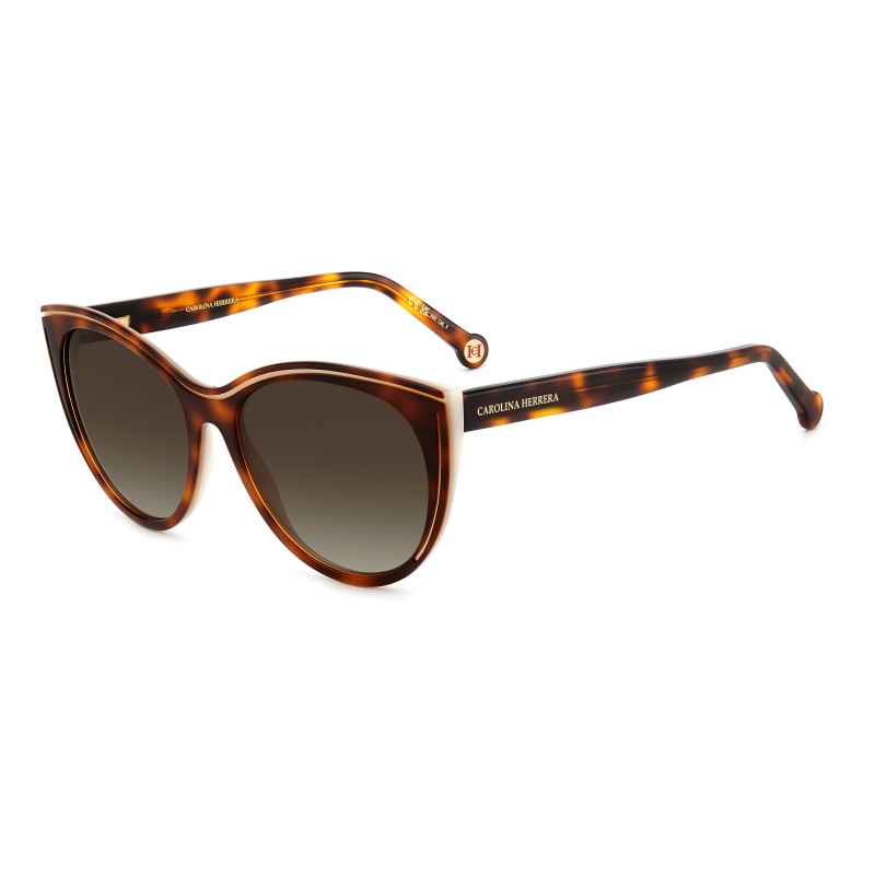WOMAN SUNGLASSES CAROLINA HERRERA  HER0142SC9K (Lens/Bridge/Temple) 56/17/145 mm)