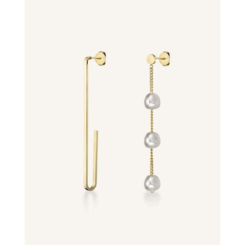 WOMEN EARRINGS ROSEFIELD JALPEG-J182 (2CM )