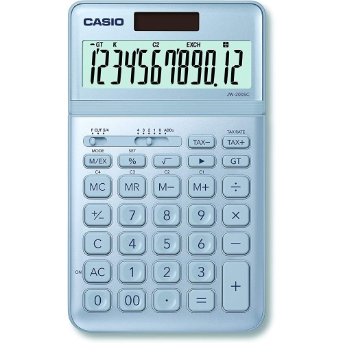 CALCULATORS CASIO JW200SCBU 183.5 × 109 × 10.8 mm CALCULATORS CASIO JW200SCBU 183.5 × 109 × 10.8 mm