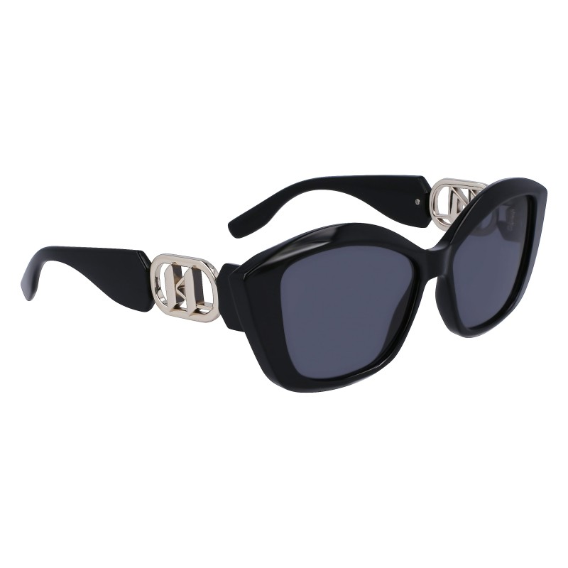 WOMEN SUNGLASSES KARL LAGERFELD  KL6102S-001 (Lens/Bridge/Temple) 56/15/140 mm)