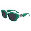 WOMEN SUNGLASSES KARL LAGERFELD  KL6102S-300 (Lens/Bridge/Temple) 56/15/140 mm)
