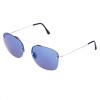 UNISEX SUNGLASSES LGR  MAAS-SILVER00 (Lens/Bridge/Temple) 54/18/145 mm)