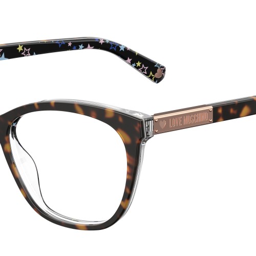 WOMEN GLASSES LOVE MOSCHINO  MOL563-086 (Lens/Bridge/Temple) 52/17/140 mm)