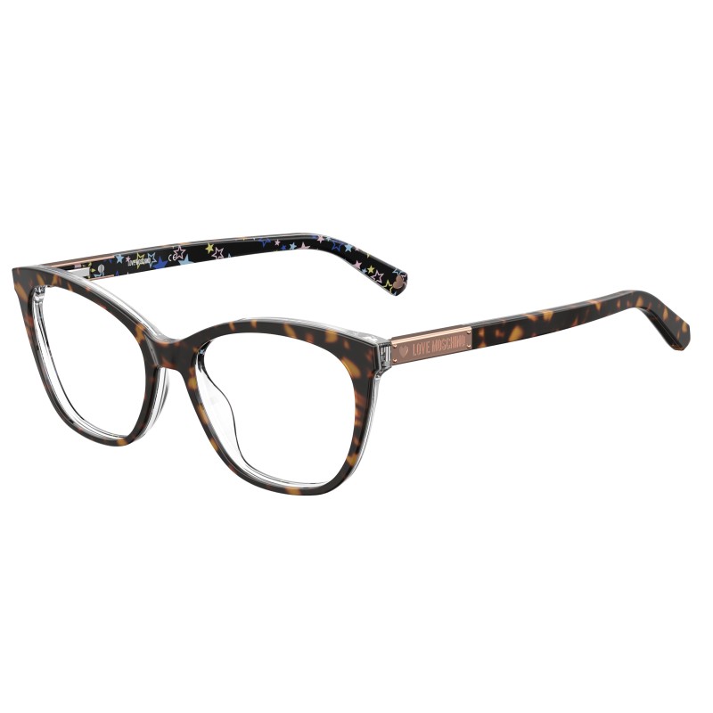 WOMEN GLASSES LOVE MOSCHINO  MOL563-086 (Lens/Bridge/Temple) 52/17/140 mm)