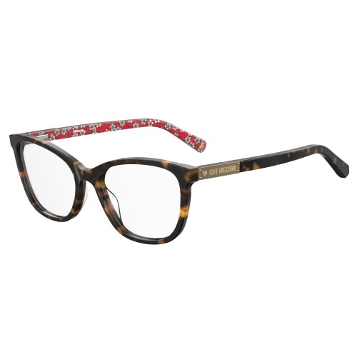 WOMEN GLASSES LOVE MOSCHINO  MOL575-086 (Lens/Bridge/Temple) 53/18/140 mm)
