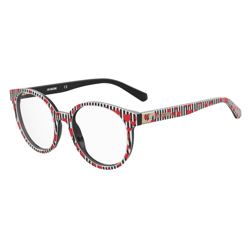 WOMEN GLASSES LOVE MOSCHINO  MOL584-7RM (Lens/Bridge/Temple) 52/18/140 mm)