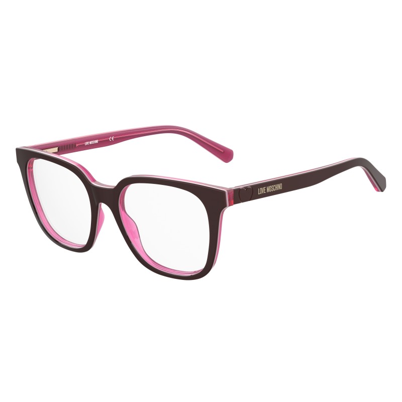 WOMEN GLASSES LOVE MOSCHINO  MOL590-LHF (Lens/Bridge/Temple) 52/17/140 mm)