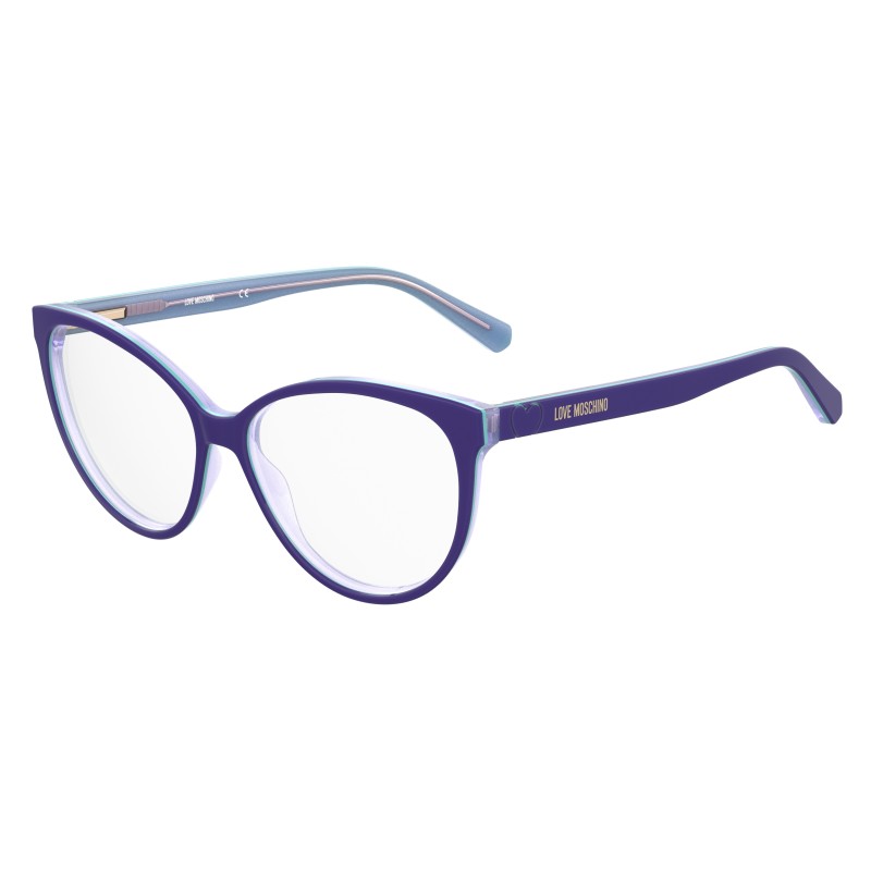 WOMEN GLASSES LOVE MOSCHINO  MOL591-B3V (Lens/Bridge/Temple) 57/14/140 mm)