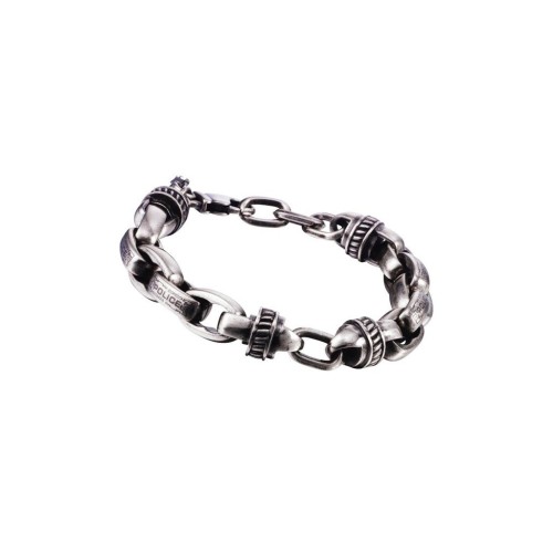 MAN BRACELET POLICE PJ22257BSS-01 (18CM )