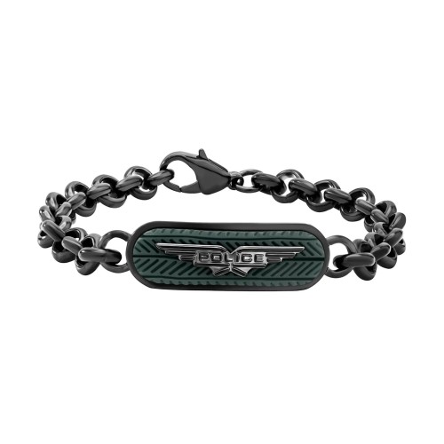 MAN BRACELET POLICE PJ26401BSULGR (19CM )