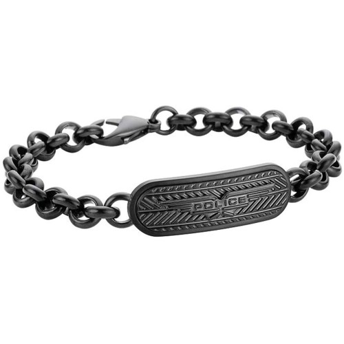 MAN BRACELET POLICE PJ26402BSU.02 (21CM )