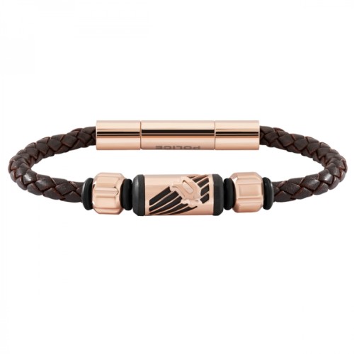 MAN BRACELET POLICE PJ26466BLC03A (19CM )