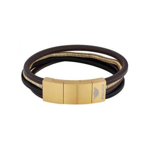 MAN BRACELET POLICE PJ26551BSG.02 (19-21CM )