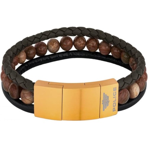 MAN BRACELET POLICE PJ26552BLK.06 ( )