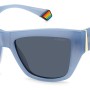 WOMEN SUNGLASSES POLAROID  PLD6210SXMVU (Lens/Bridge/Temple) 55/16/140 mm)
