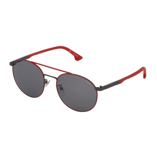 MAN SUNGLASSES POLICE  SPL717558K6X (Lens/Bridge/Temple) 55/19/145 mm)