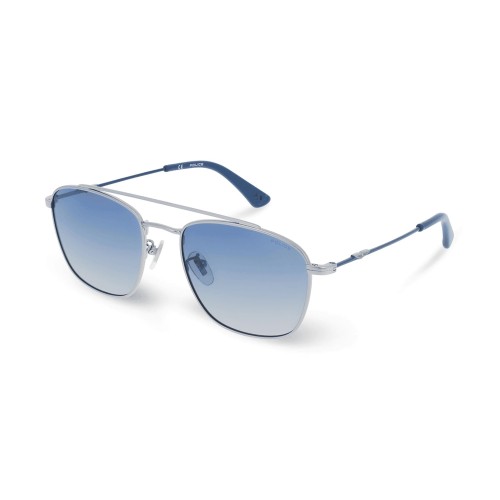 MAN SUNGLASSES POLICE  SPL996E55509P (Lens/Bridge/Temple) 55/19/145 mm)