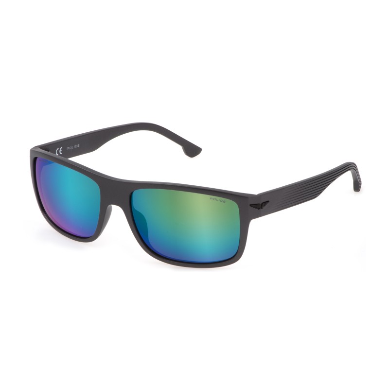 MAN SUNGLASSES POLICE SPLB39E60T17P (Lens/Bridge/Temple) 60/17/140 mm) MAN SUNGLASSES POLICE SPLB39E60T17P (Lens/Bridge/Temple) 60/17/140 mm)