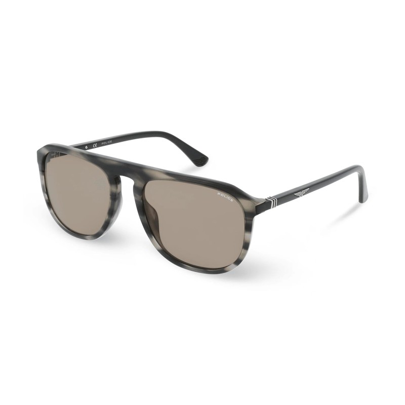 MAN SUNGLASSES POLICE  SPLE06-5606K3 (Lens/Bridge/Temple) 56/19/145 mm)