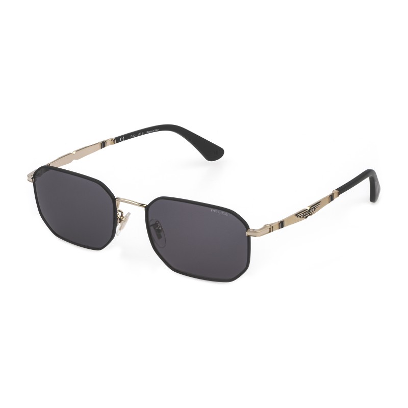 MAN SUNGLASSES POLICE  SPLE08N540302 (Lens/Bridge/Temple) 54/19/145 mm)