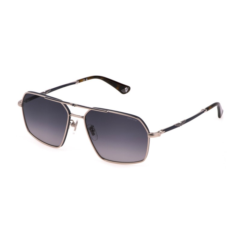 MAN SUNGLASSES POLICE  SPLL86-580F94 (Lens/Bridge/Temple) 58/16/145 mm)