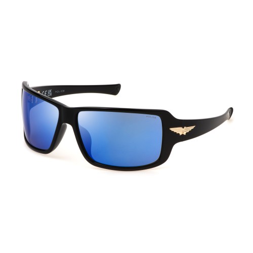 MAN SUNGLASSES POLICE  SPLN37-650Z42 (Lens/Bridge/Temple) 65/14/115 mm)