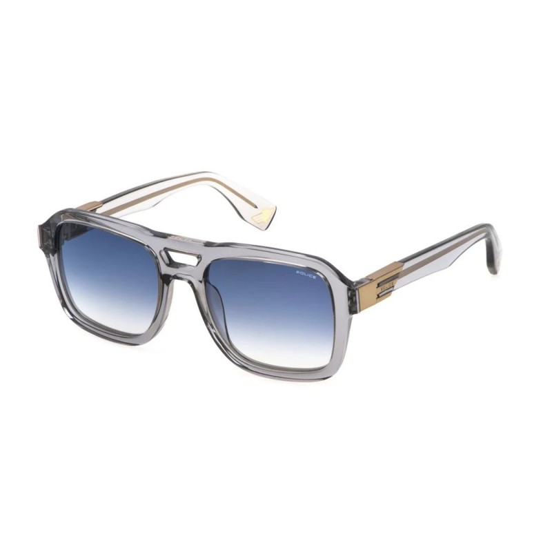 MAN SUNGLASSES POLICE SPLN65V5504G (Lens/Bridge/Temple) 55/20/145 mm) MAN SUNGLASSES POLICE SPLN65V5504G (Lens/Bridge/Temple) 55/20/145 mm)