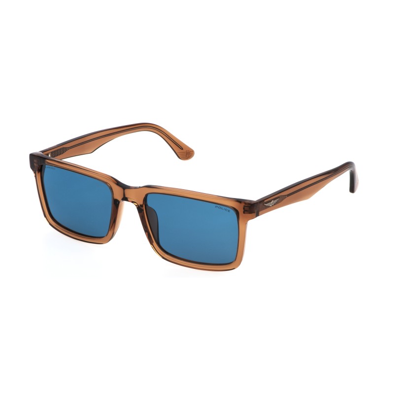 MAN SUNGLASSES POLICE  SPLP21E54805P (Lens/Bridge/Temple) 54/14/140 mm)