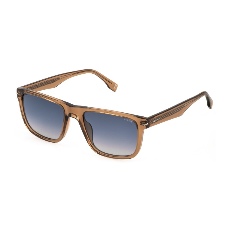 MAN SUNGLASSES POLICE  SPLQ83-560805 (Lens/Bridge/Temple) 56/20/150 mm)