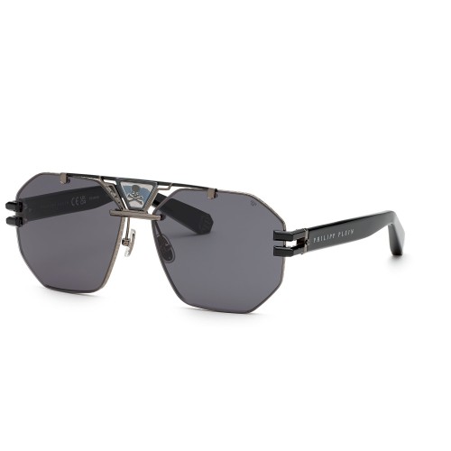 MAN SUNGLASSES PHILIPP PLEIN SPP077V630K59 (Lens/Bridge/Temple) 63/15/150 mm) MAN SUNGLASSES PHILIPP PLEIN SPP077V630K59 (Lens/Bridge/Temple) 63/15/150 mm)