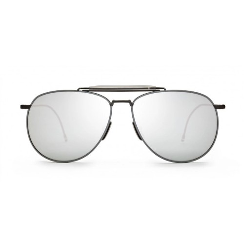 UNISEX SUNGLASSES THOM BROWNE  TB015LTDBLKGR (Lens/Bridge/Temple) 62/15/144 mm)