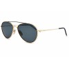 UNISEX SUNGLASSES THOM BROWNE  TB109ATGLDBLK (Lens/Bridge/Temple) 53/20/141 mm)