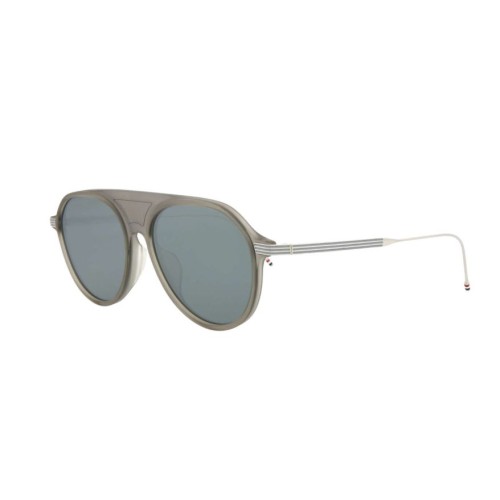 UNISEX SUNGLASSES THOM BROWNE  TB809BGRYSLV5 (Lens/Bridge/Temple) 55/18/145 mm)
