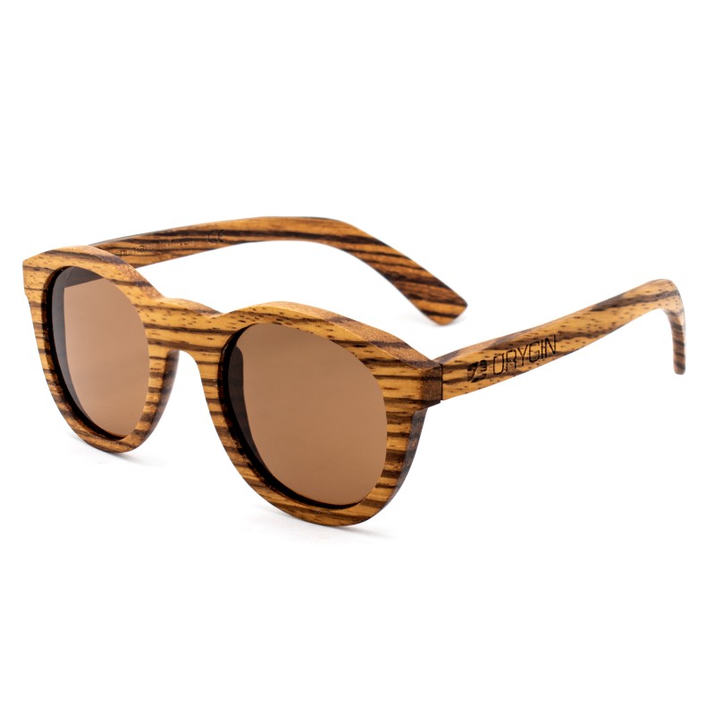 Unisex SUNGLASSES ORYGIN  WOOD-B (Lens/Bridge/Temple) 45/25/145 mm)