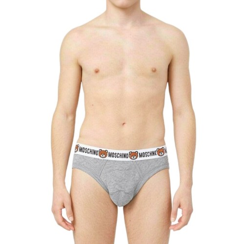 Moschino Teddy Bear Logo Brief Grey
