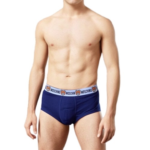 Moschino Bear Logo Trunk Blue
