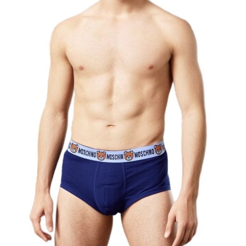 Moschino Bear Logo Trunk Blue