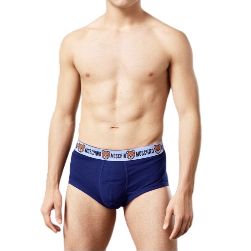 Moschino Bear Logo Trunk Blue