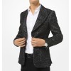Michael Kors Textured Blazer Black