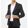 Michael Kors Textured Blazer Black