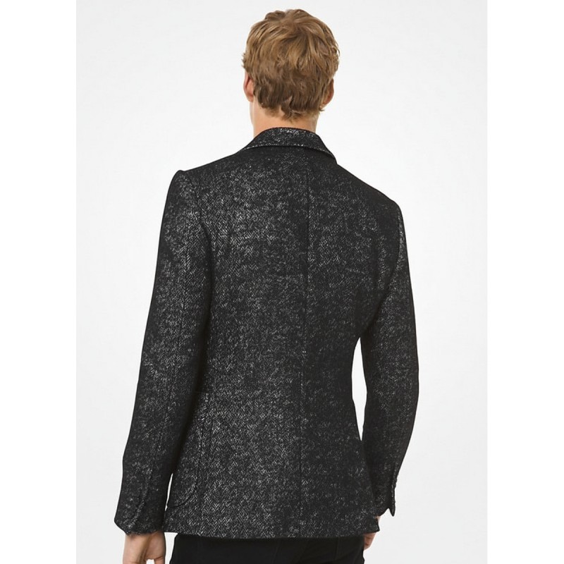 Michael Kors Textured Blazer Black