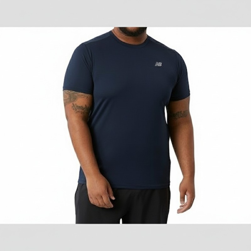 New Balance Core Run Performance T-Shirt Navy