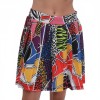 Adidas Multicolor Animal Print Skater Skirt