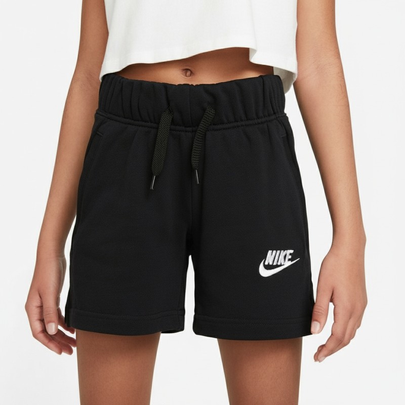 Nike Club Black Cotton Shorts