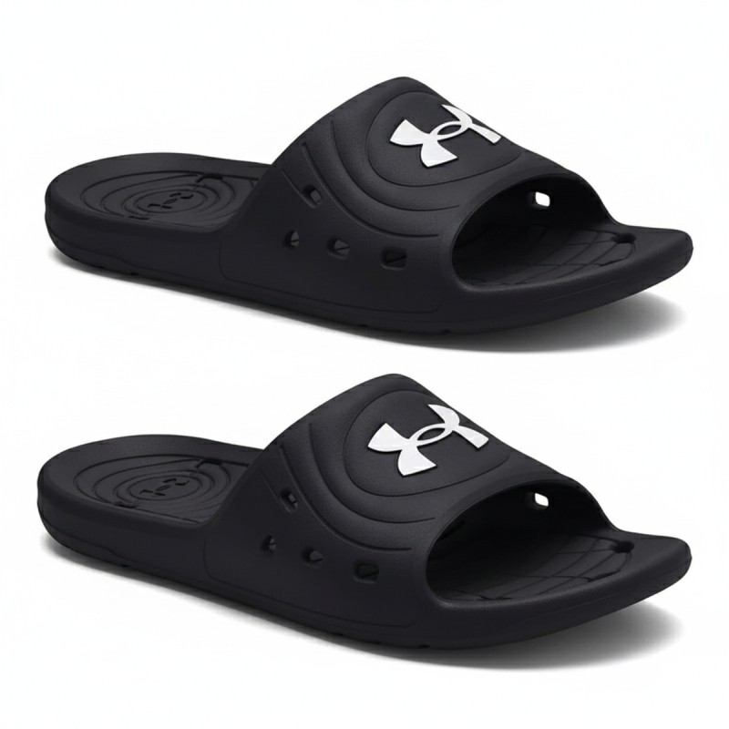 Under Armour Locker Athletic Slides Black