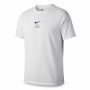 Nike Swoosh Address White Cotton T-Shirt